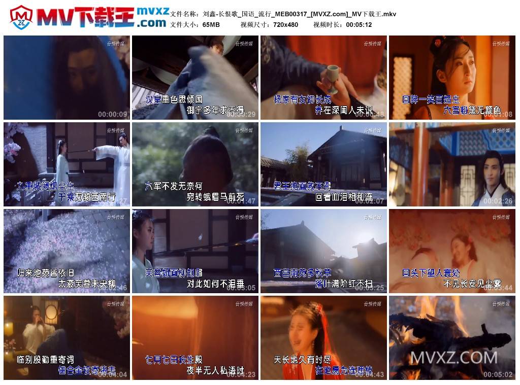 刘鑫-长恨歌_国语_流行_MEB00317